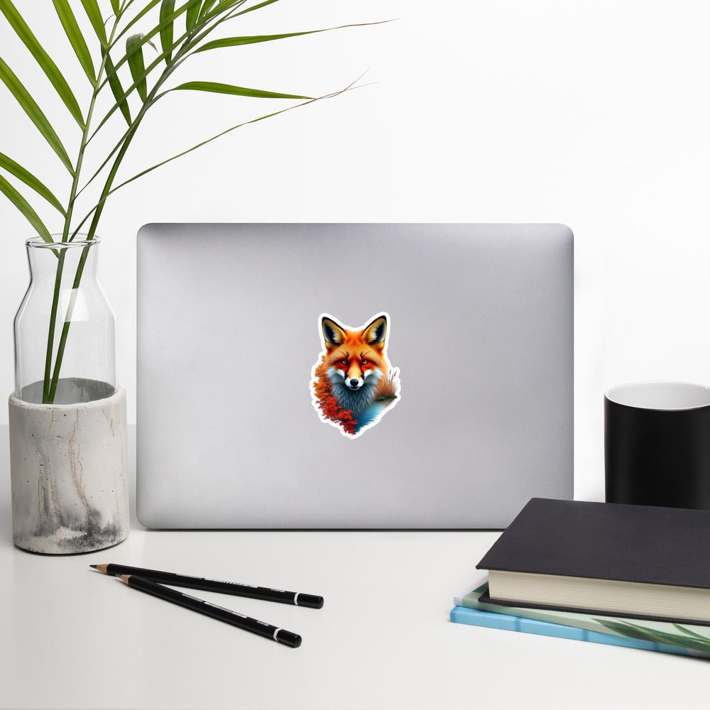 Vivid Fox Bubble - Free Stickers - Stickers - Discovery Co.