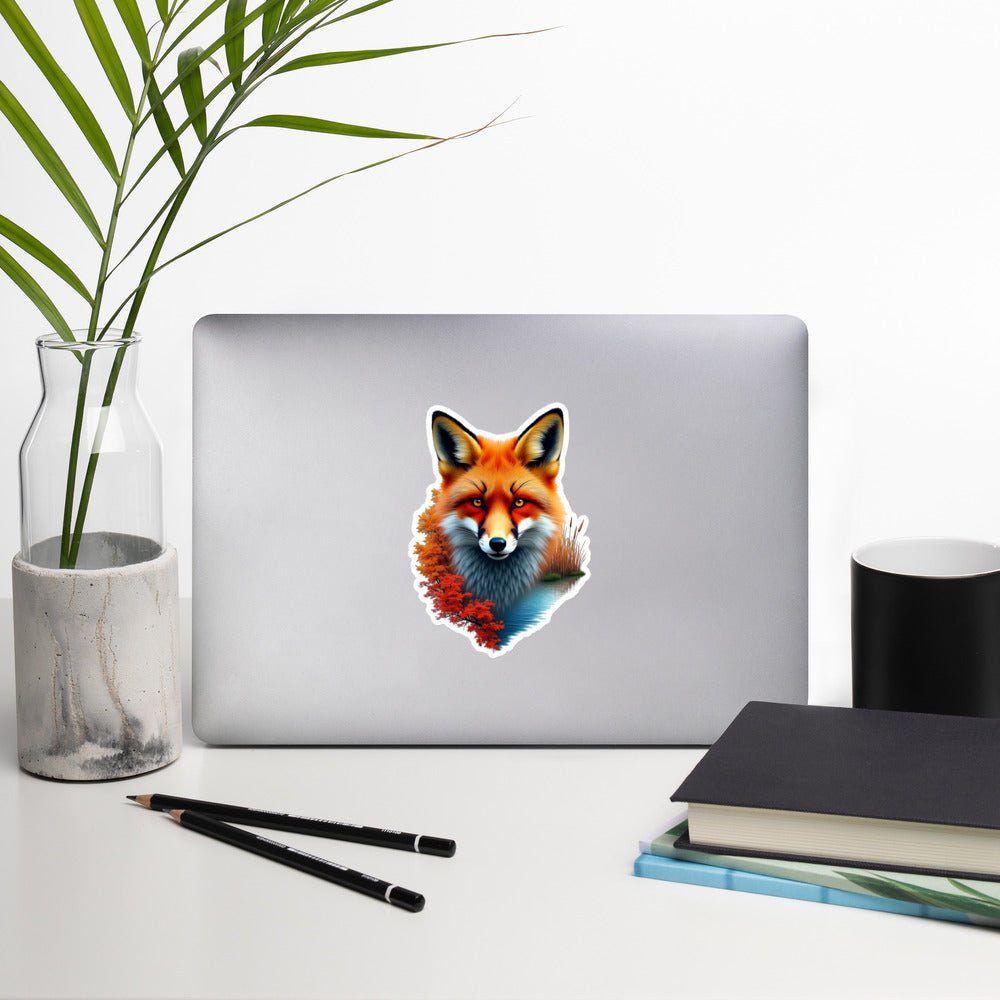 Vivid Fox Bubble - Free Stickers - Stickers - Discovery Co.