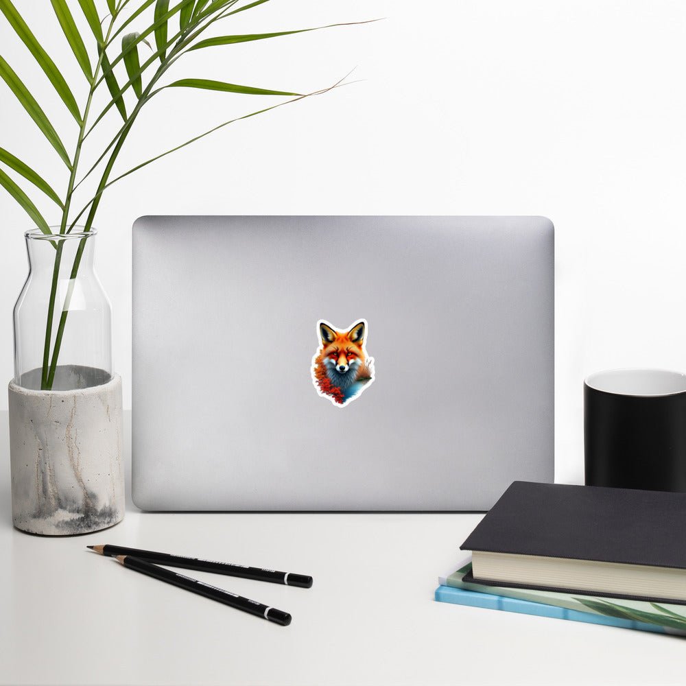 Vivid Fox Bubble - Free Stickers - Stickers - Discovery Co.
