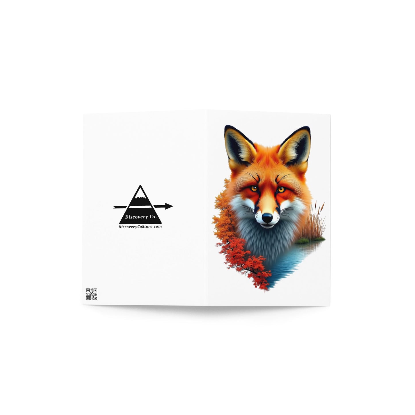Vivid Fox Greeting Card - Greeting Card - Discovery Co.