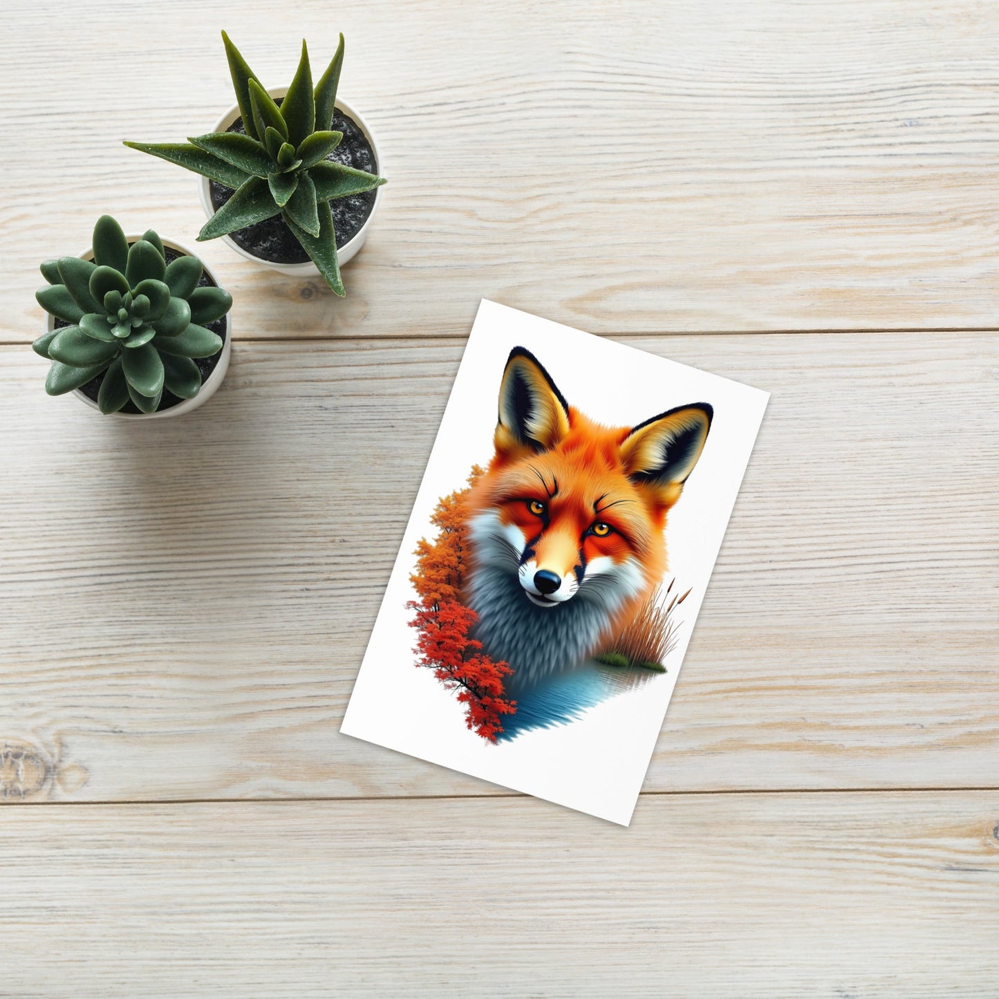 Vivid Fox Greeting Card - Greeting Card - Discovery Co.