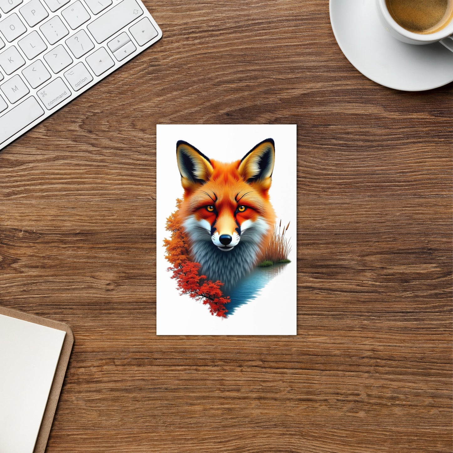 Vivid Fox Greeting Card - Greeting Card - Discovery Co.