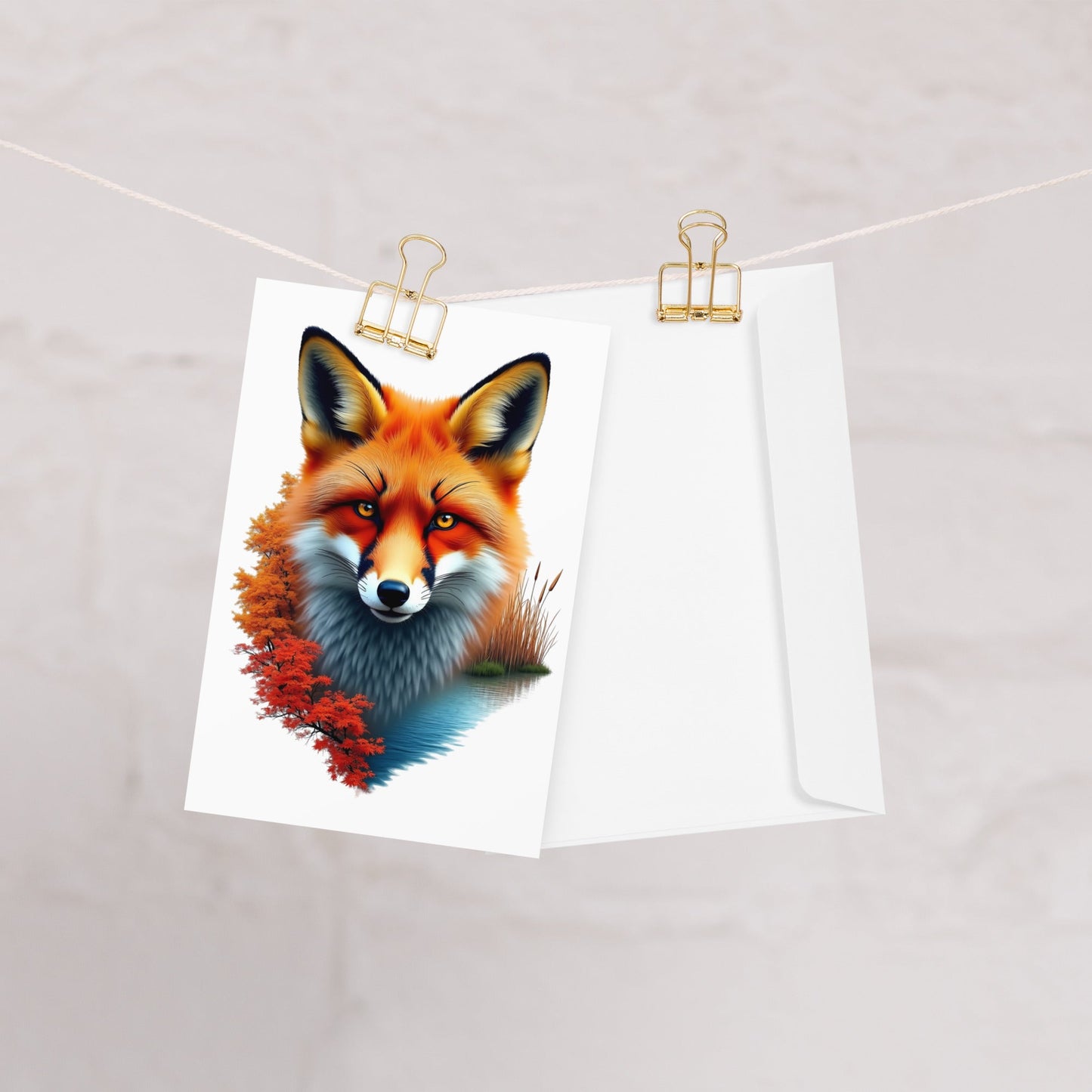 Vivid Fox Greeting Card - Greeting Card - Discovery Co.