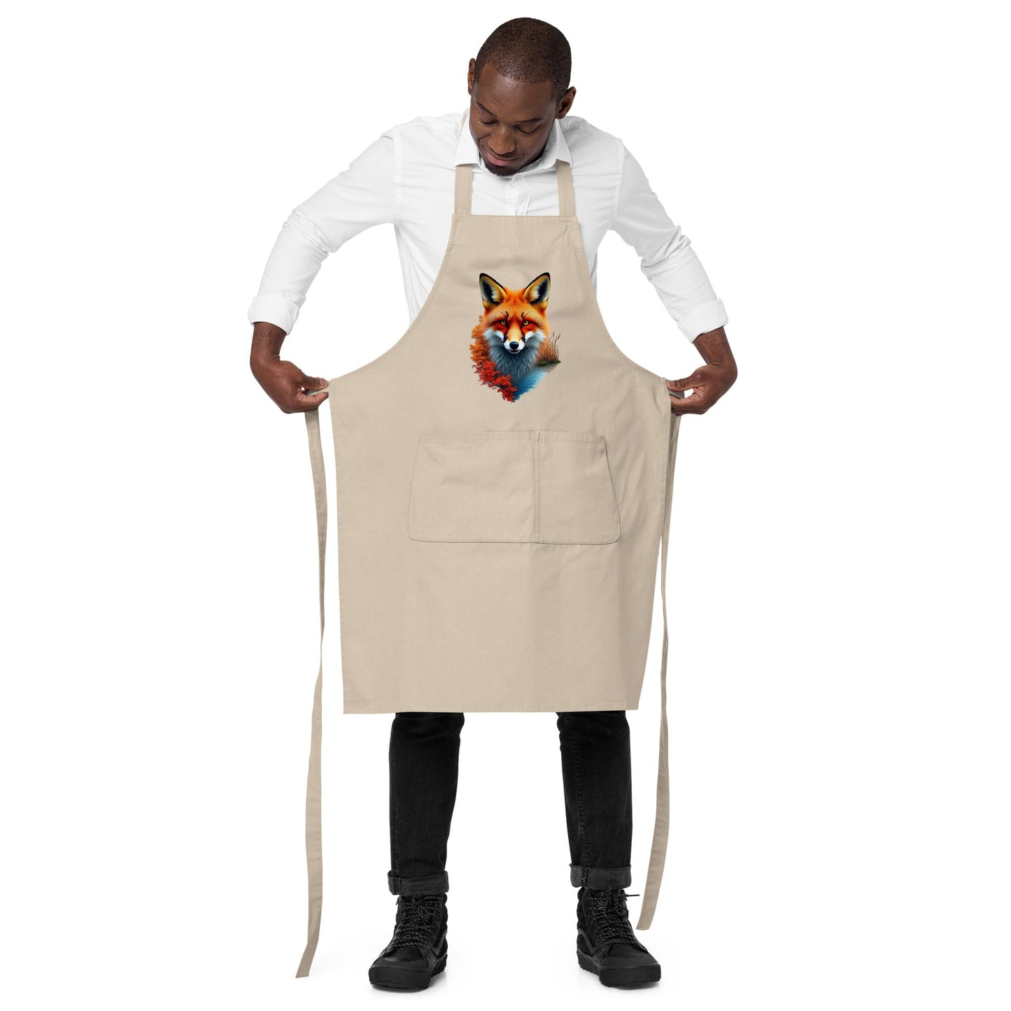 Vivid Fox Organic Cotton Apron - Aprons - Discovery Co.