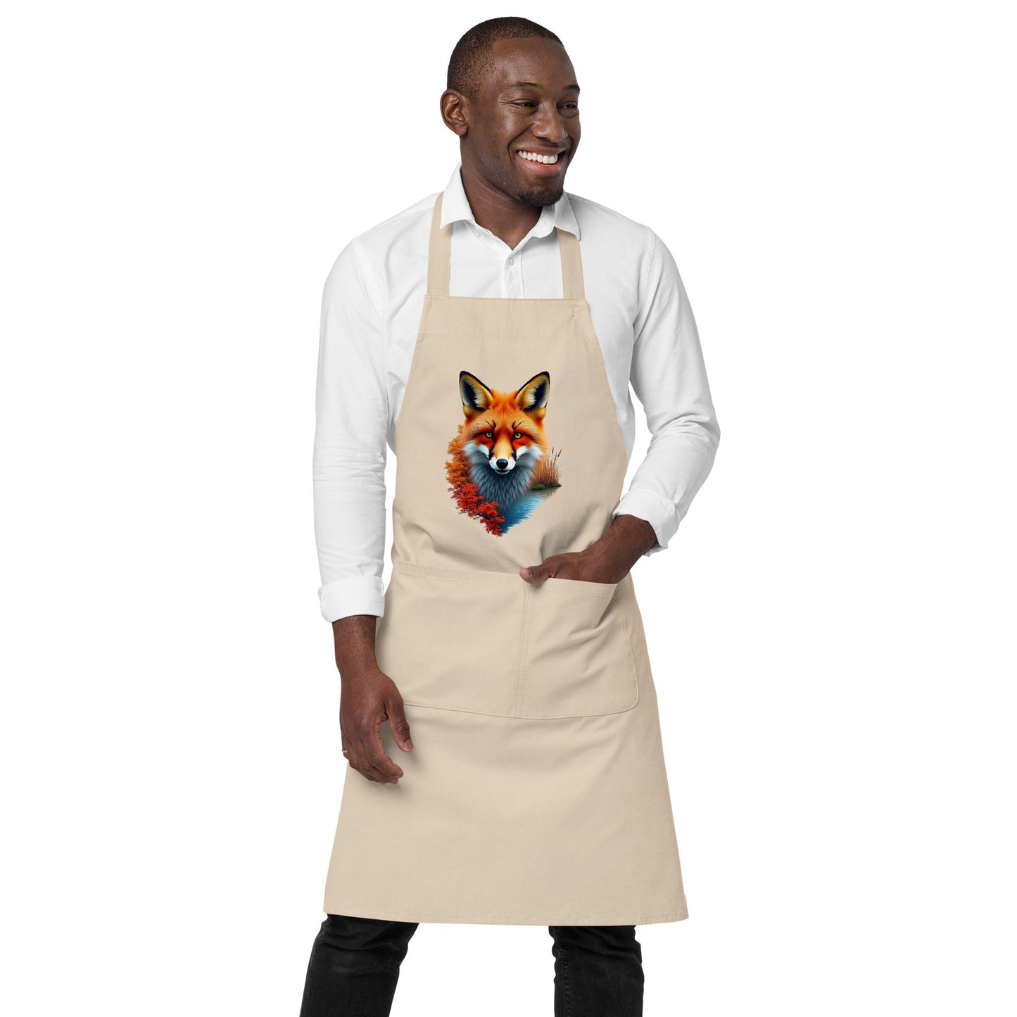 Vivid Fox Organic Cotton Apron - Aprons - Discovery Co.