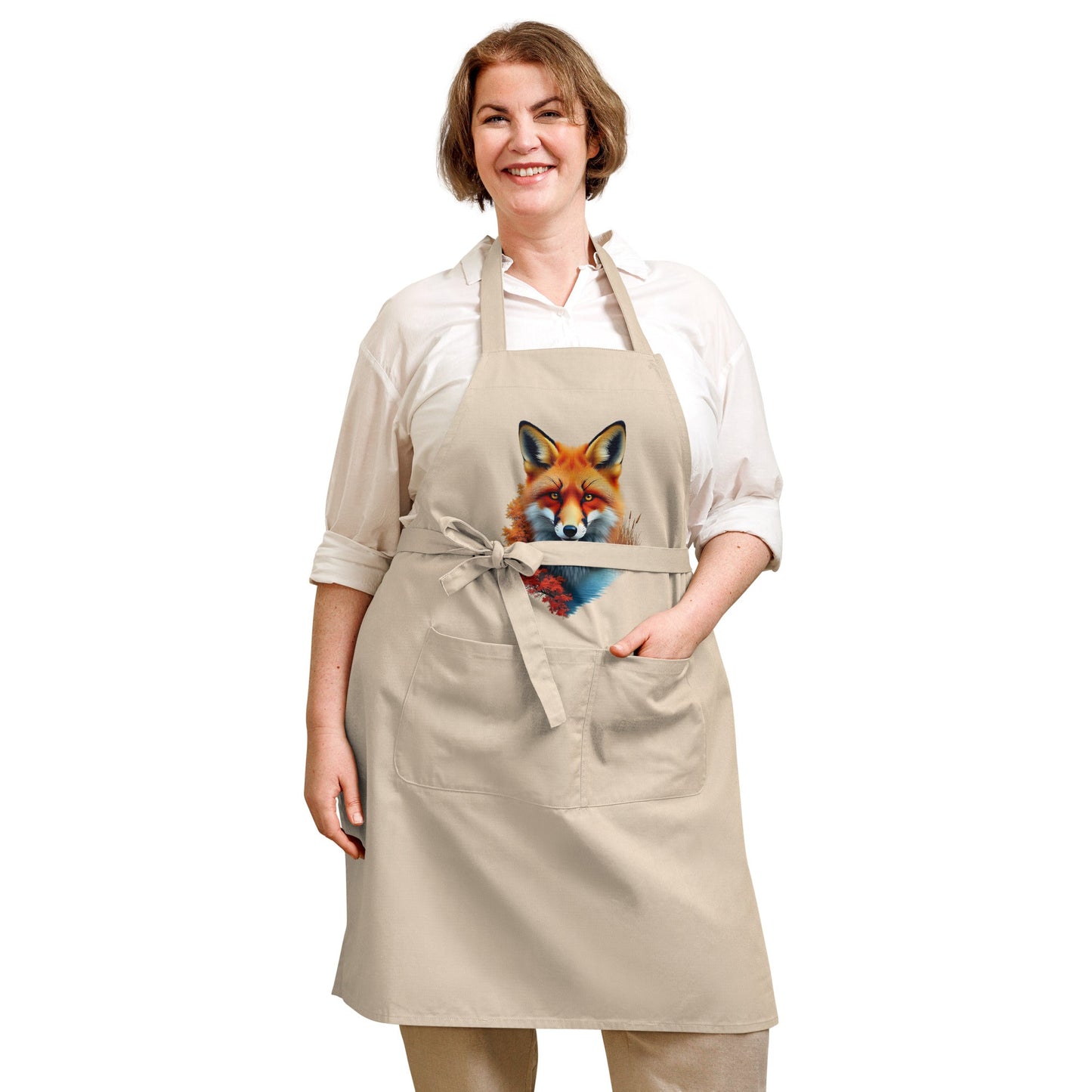 Vivid Fox Organic Cotton Apron - Aprons - Discovery Co.