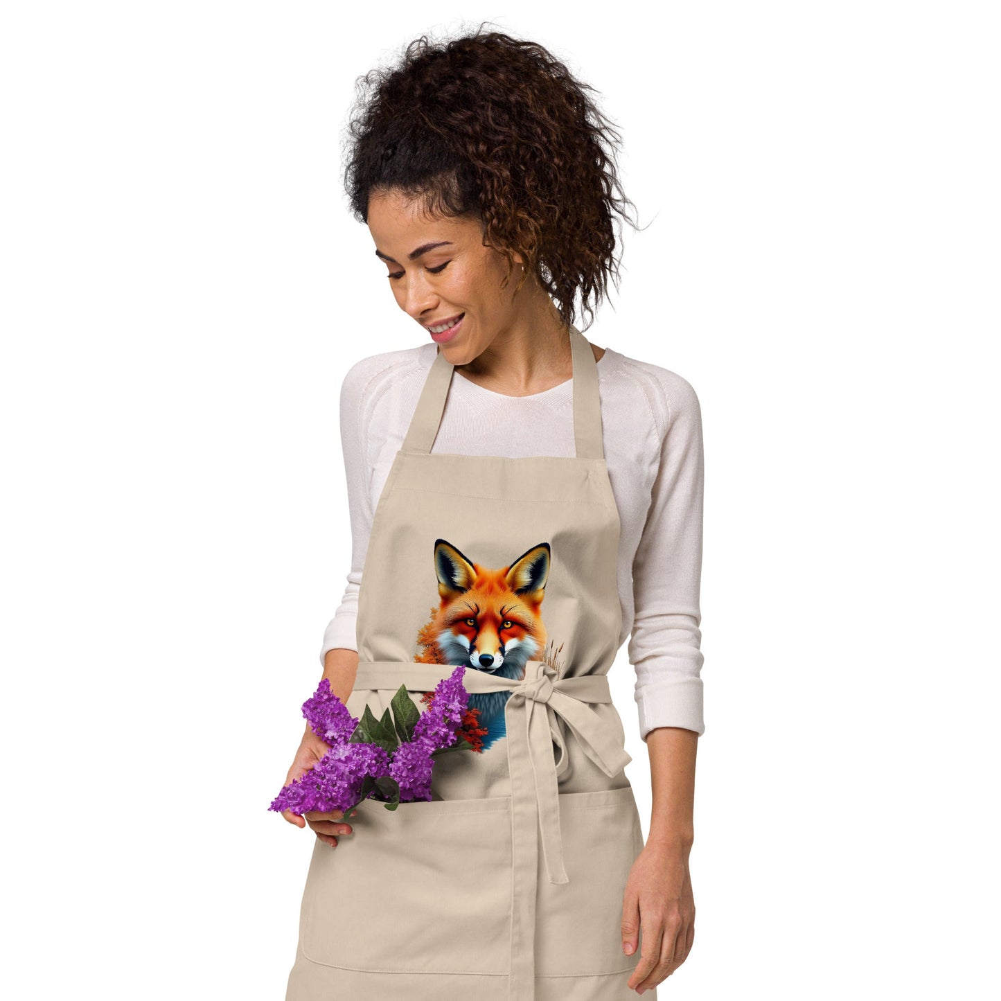 Vivid Fox Organic Cotton Apron - Aprons - Discovery Co.