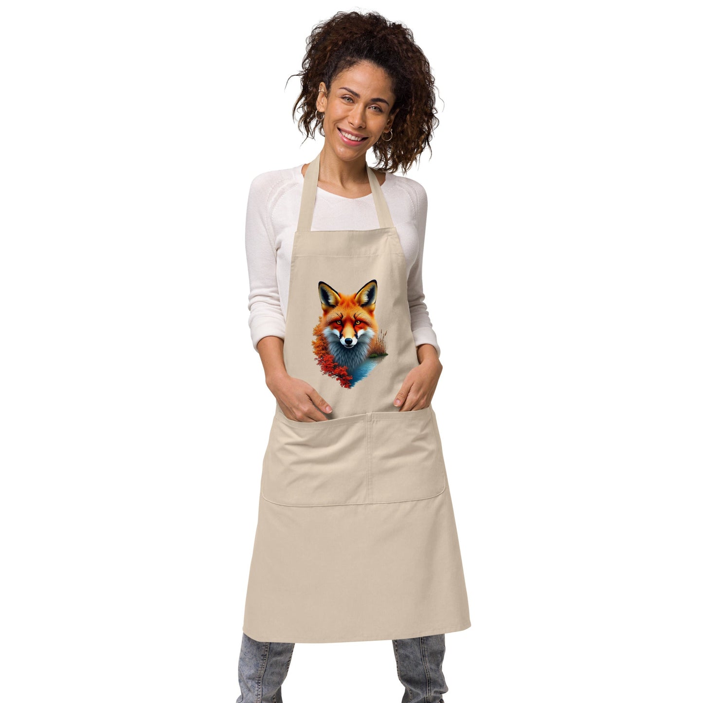 Vivid Fox Organic Cotton Apron - Aprons - Discovery Co.