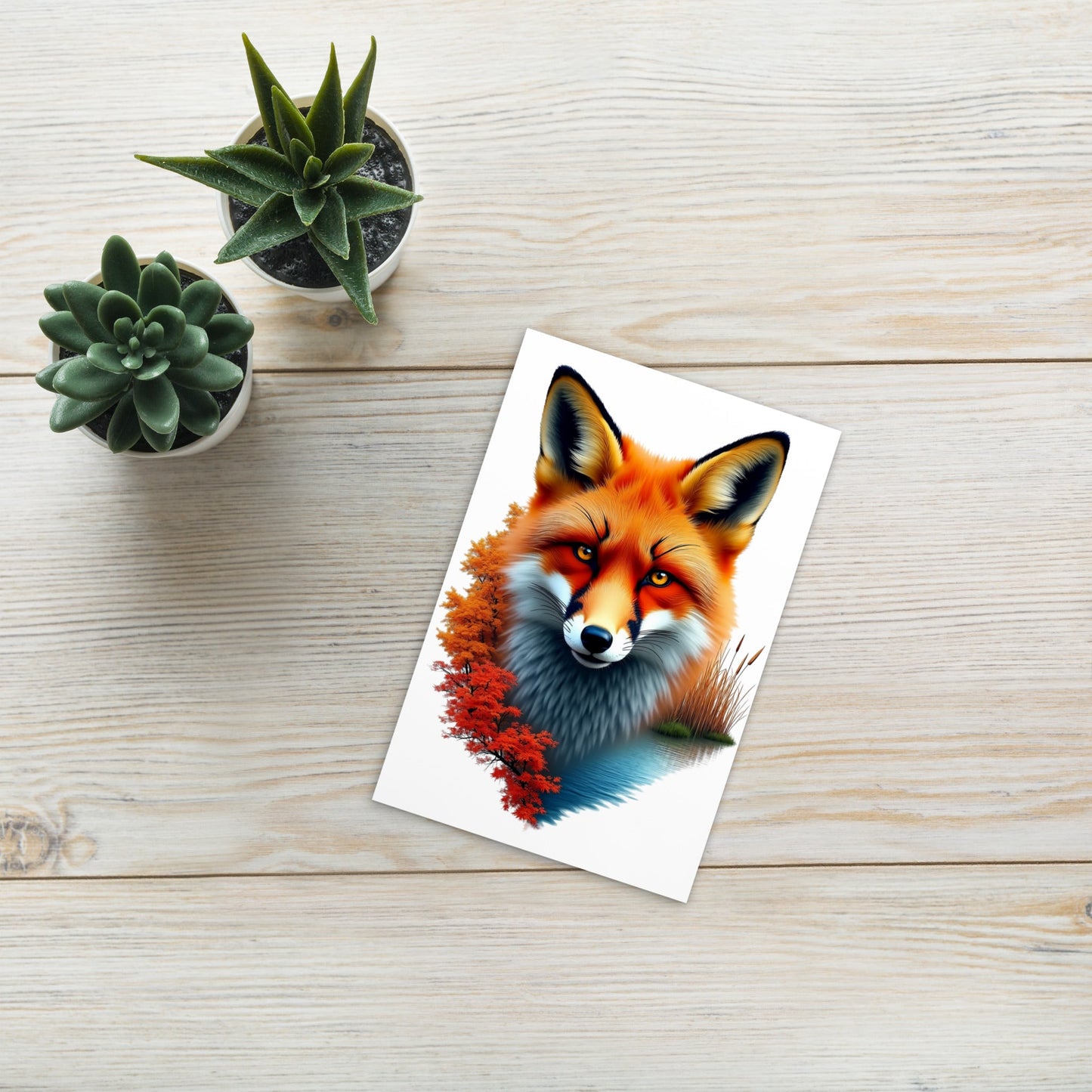 Vivid Fox Standard Postcard - Post Cards - Discovery Co.