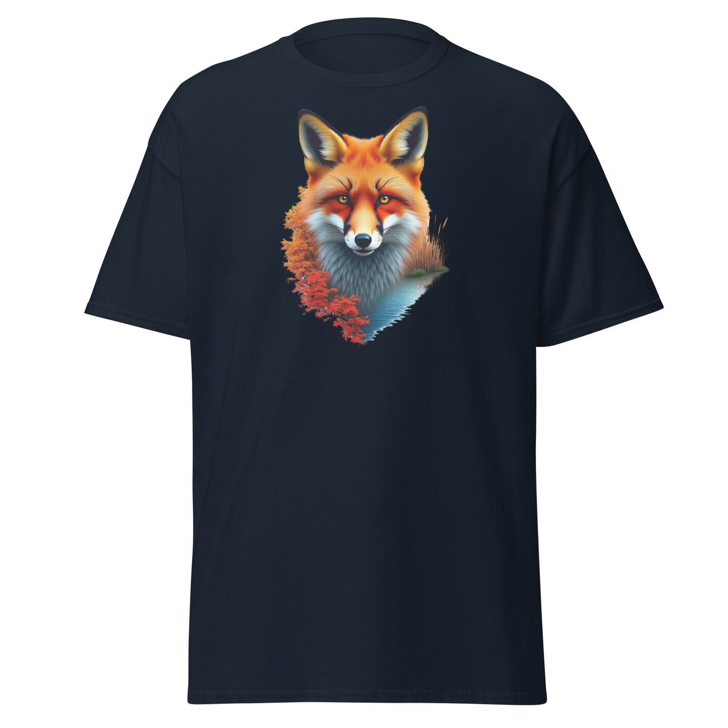 Vivid Fox Women's (Unisex) Classic Tee - Women's Shirts - Discovery Co.