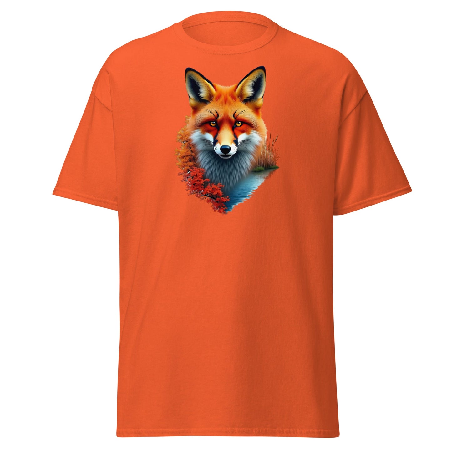 Vivid Fox Women's (Unisex) Classic Tee - Women's Shirts - Discovery Co.