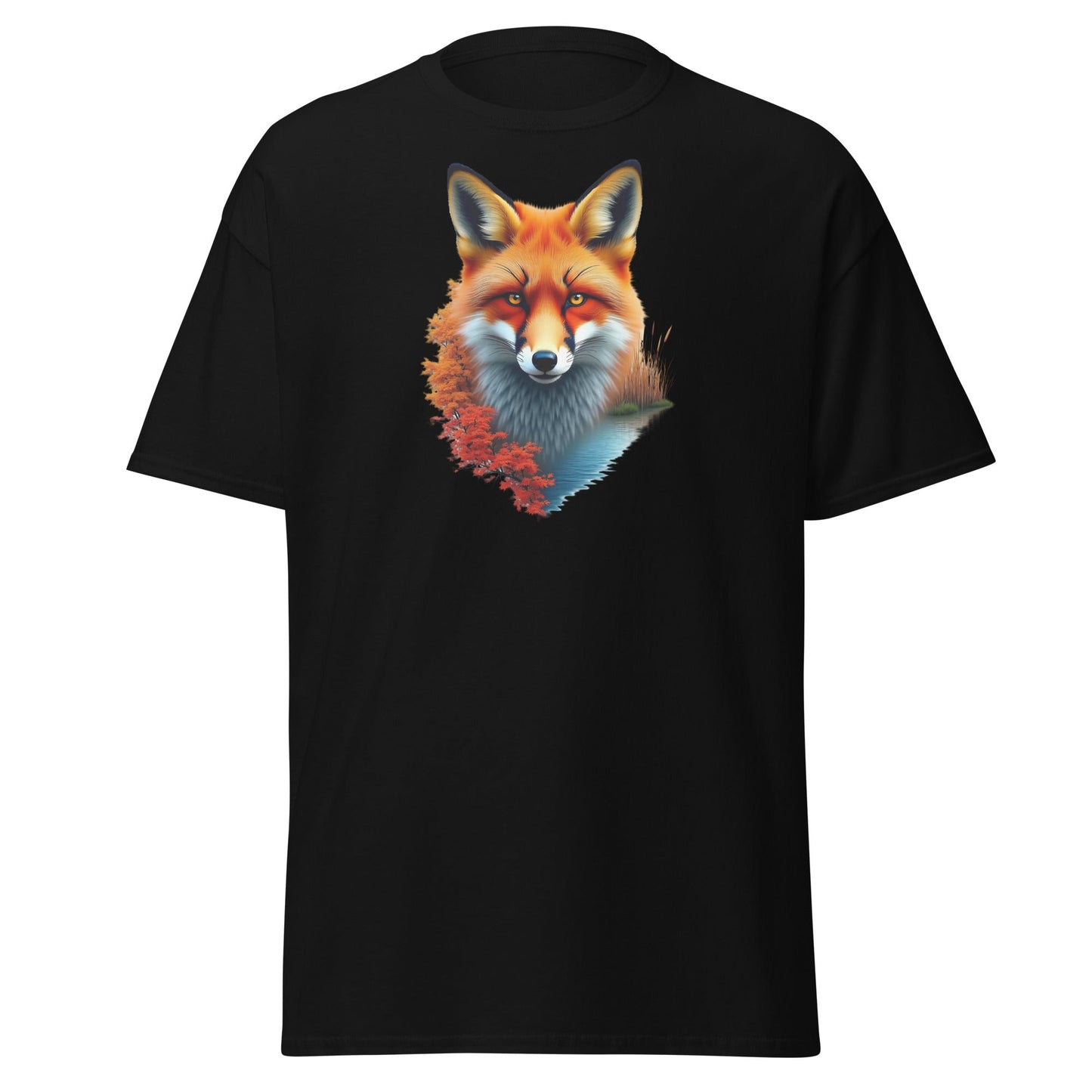 Vivid Fox Women's (Unisex) Classic Tee - Women's Shirts - Discovery Co.