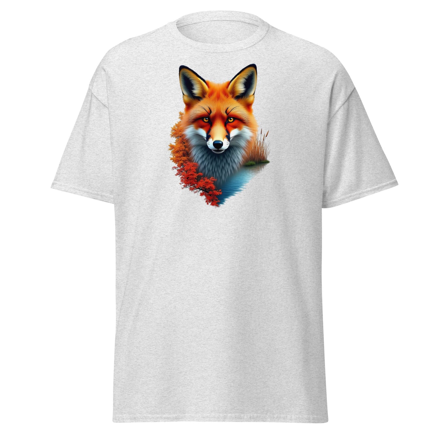 Vivid Fox Women's (Unisex) Classic Tee - Women's Shirts - Discovery Co.
