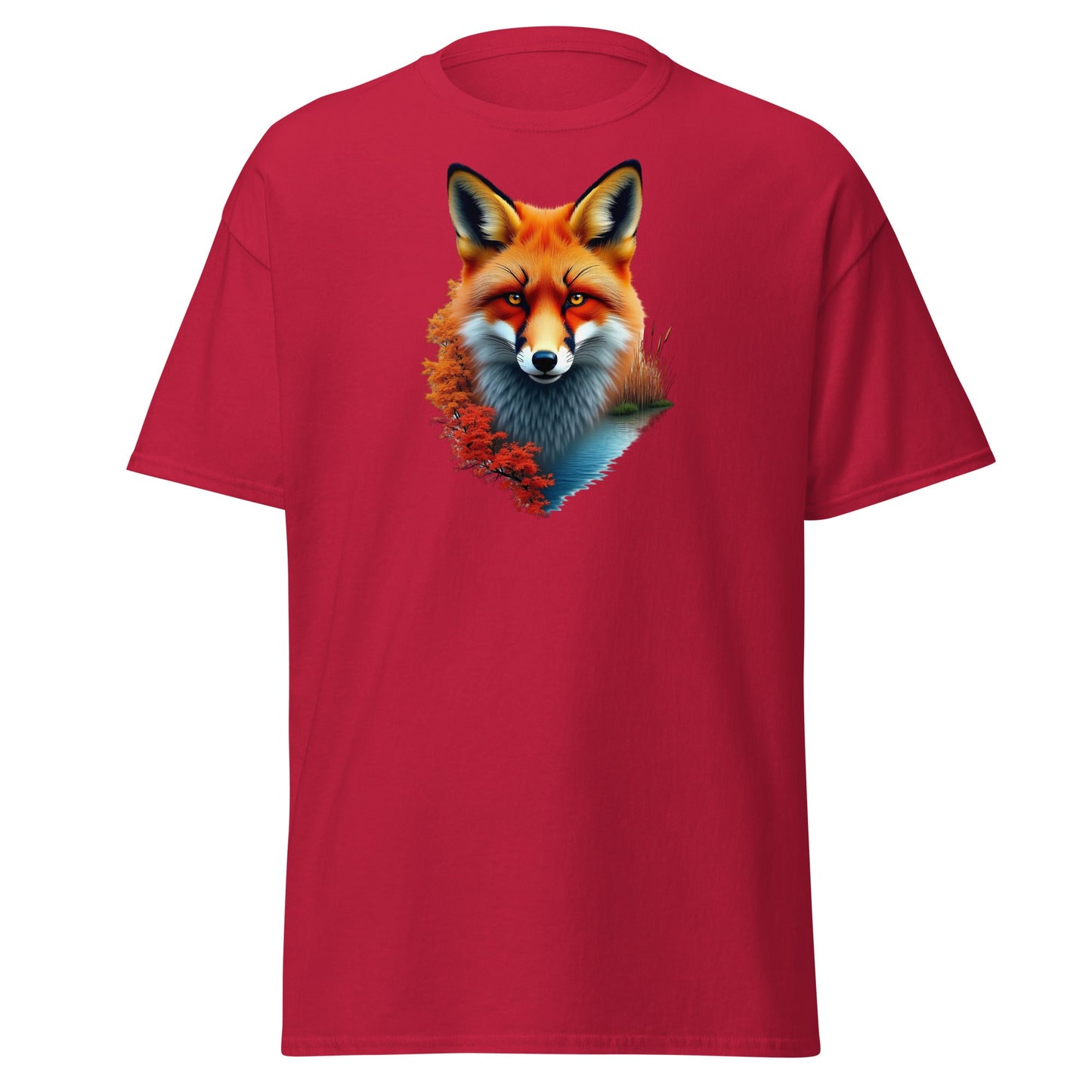 Vivid Fox Women's (Unisex) Classic Tee - Women's Shirts - Discovery Co.