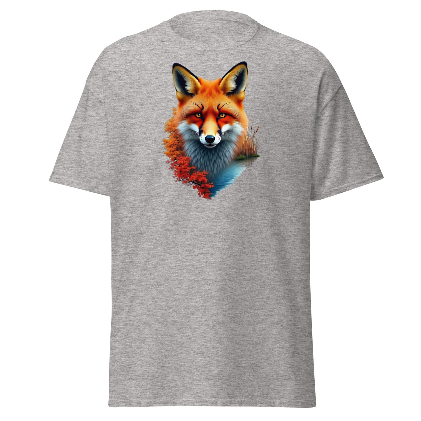 Vivid Fox Women's (Unisex) Classic Tee - Women's Shirts - Discovery Co.