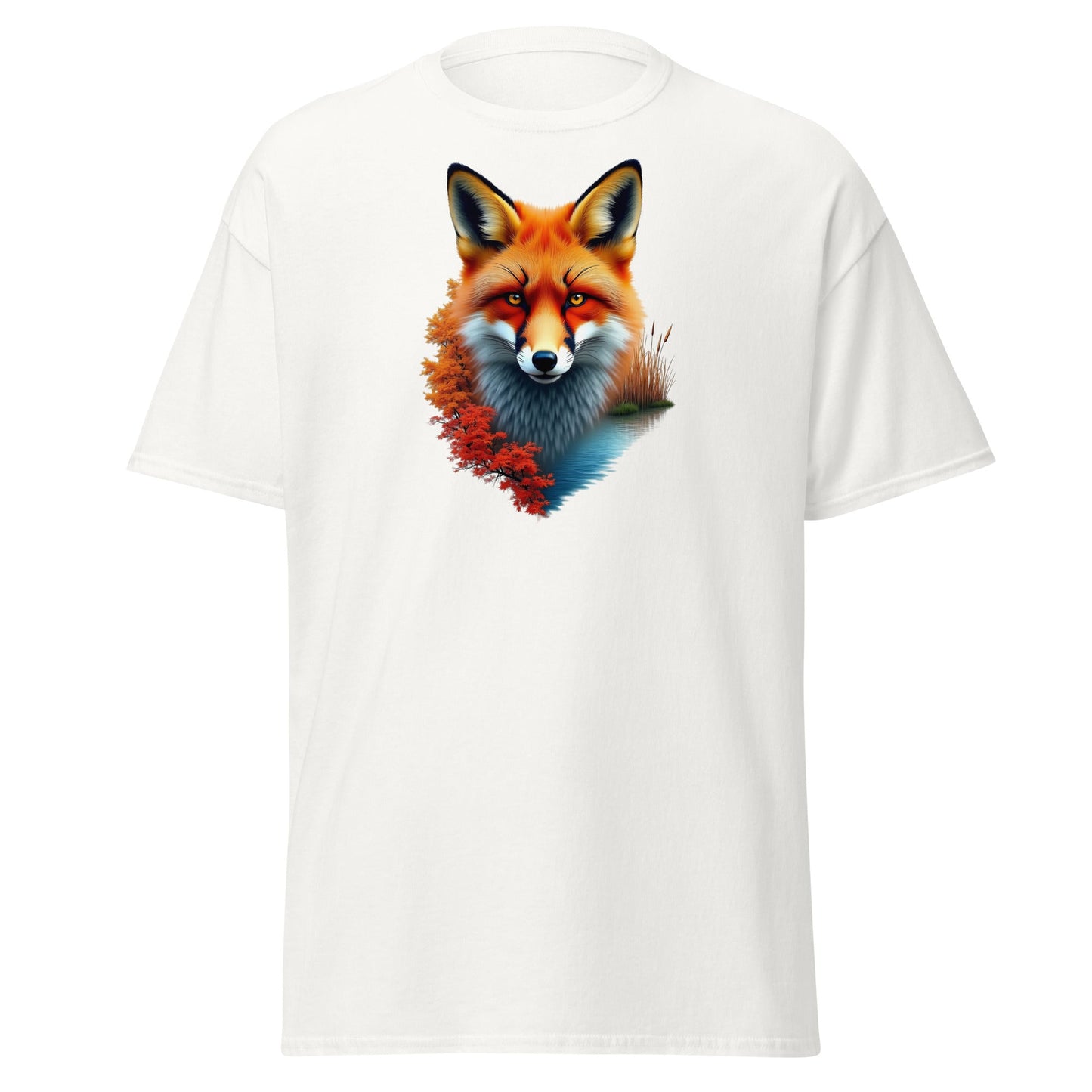 Vivid Fox Women's (Unisex) Classic Tee - Women's Shirts - Discovery Co.