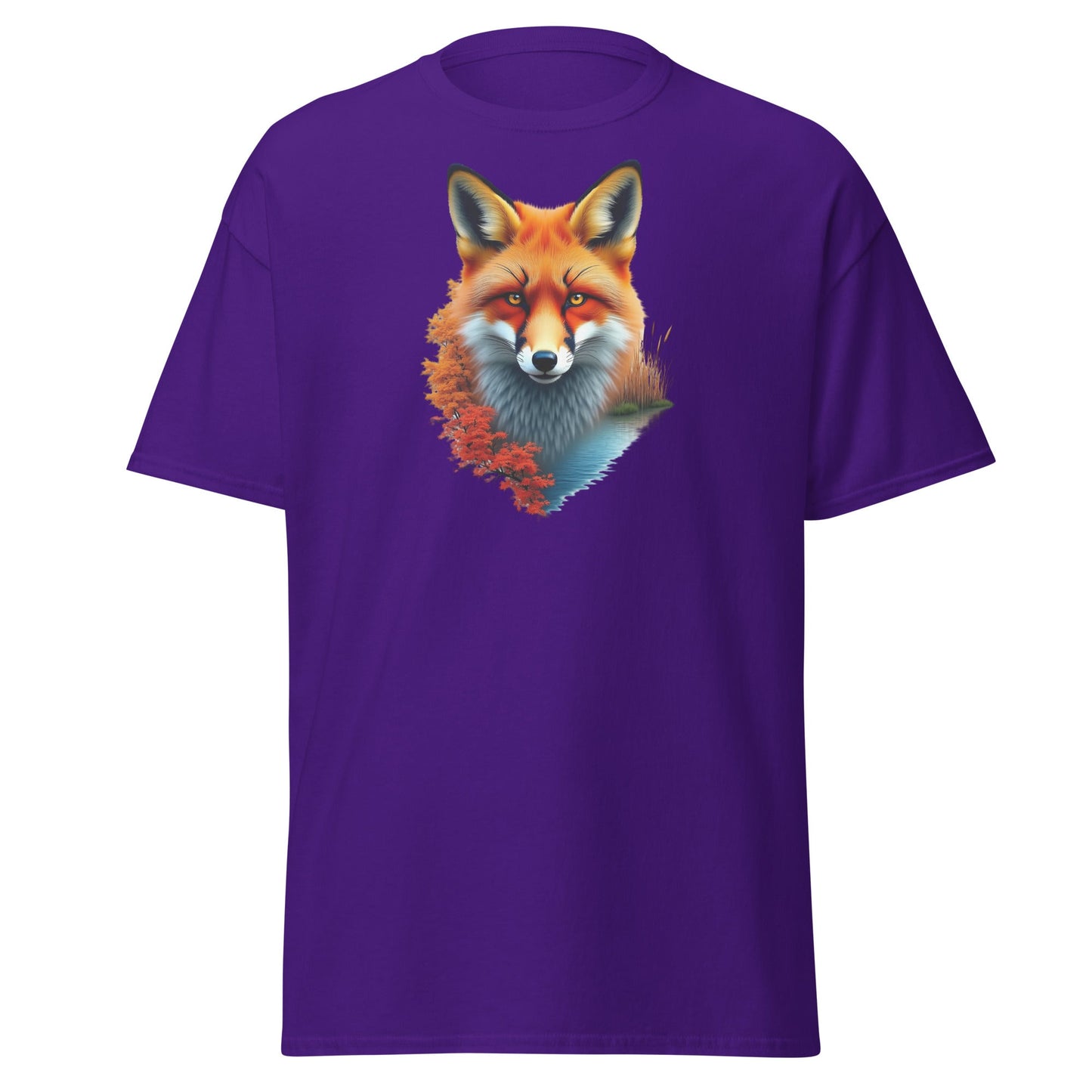 Vivid Fox Women's (Unisex) Classic Tee - Women's Shirts - Discovery Co.