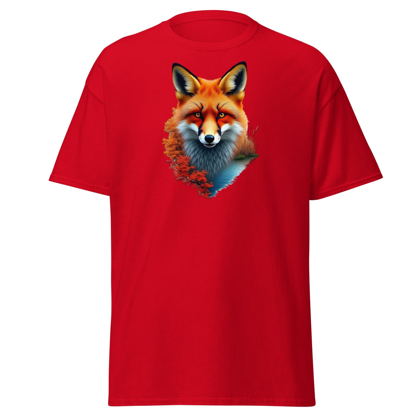 Vivid Fox Women's (Unisex) Classic Tee - Women's Shirts - Discovery Co.