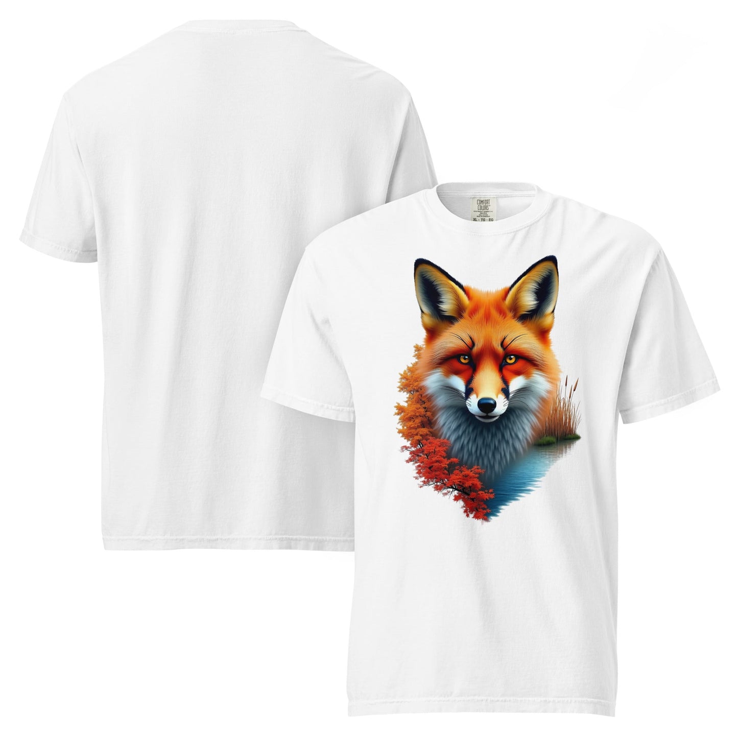 Vivid Fox Women's (Unisex) Premium Tee - Women's Shirts - Discovery Co.