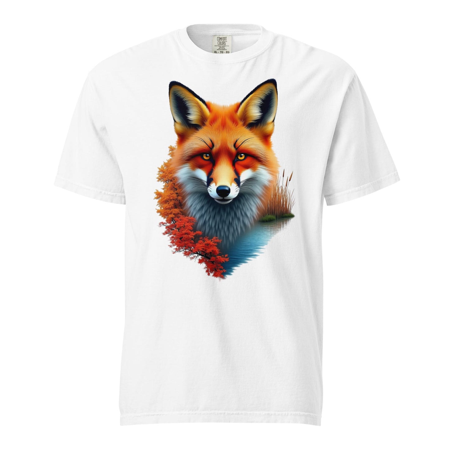 Vivid Fox Women's (Unisex) Premium Tee - Women's Shirts - Discovery Co.