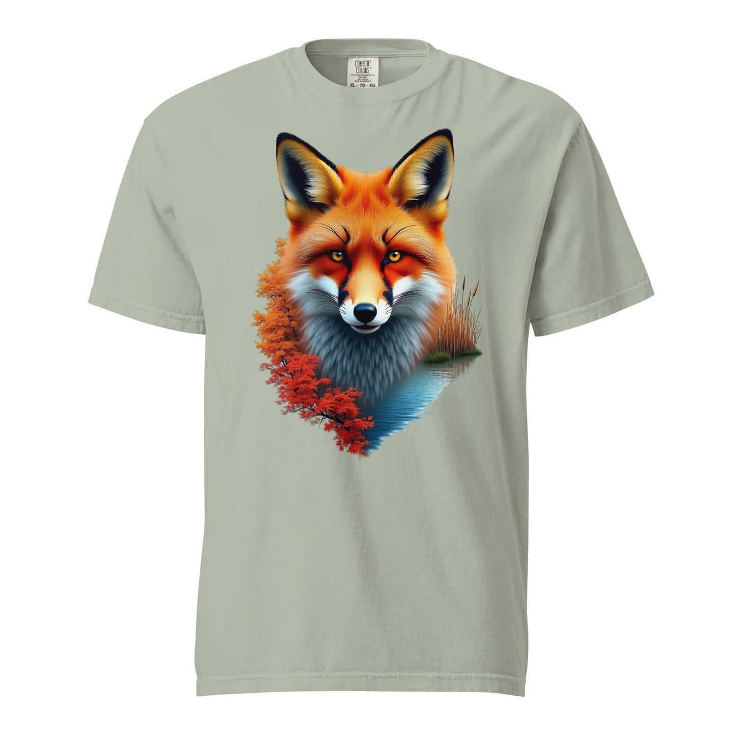 Vivid Fox Women's (Unisex) Premium Tee - Women's Shirts - Discovery Co.