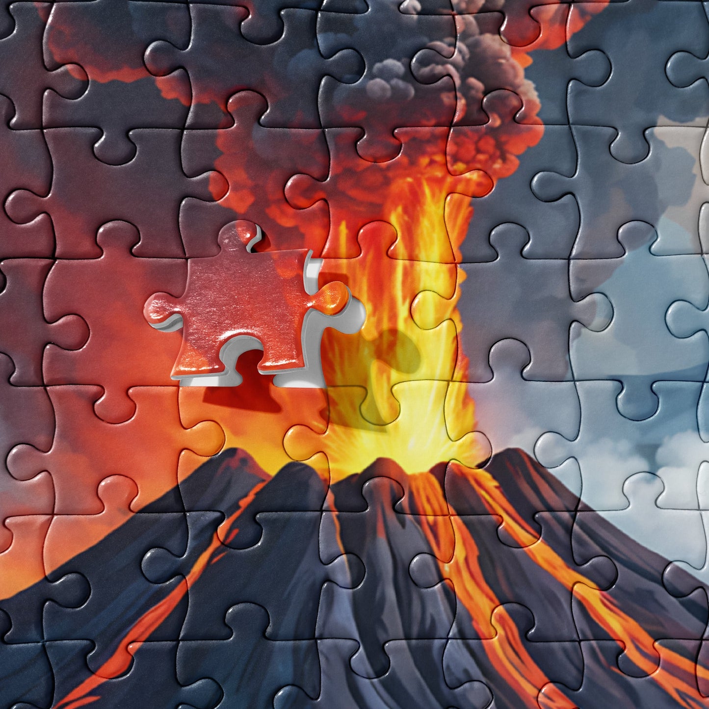 Volcano and Snowy Mountains Jigsaw Puzzle - Puzzle - Discovery Co.