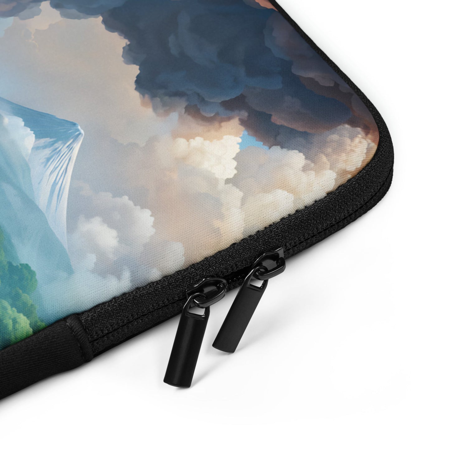 Volcano And Snowy Mountains Laptop Sleeve - Laptop Cases - Discovery Co.