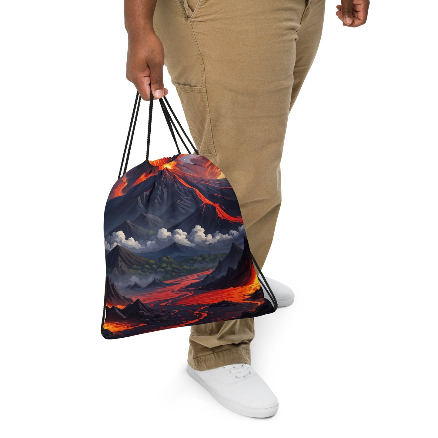 Volcano II Drawstring Bag - Drawstring Bag - Discovery Co.