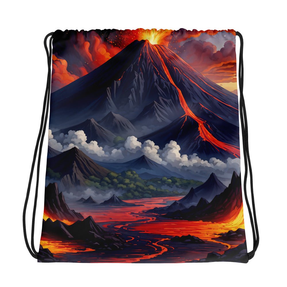Volcano II Drawstring Bag - Drawstring Bag - Discovery Co.