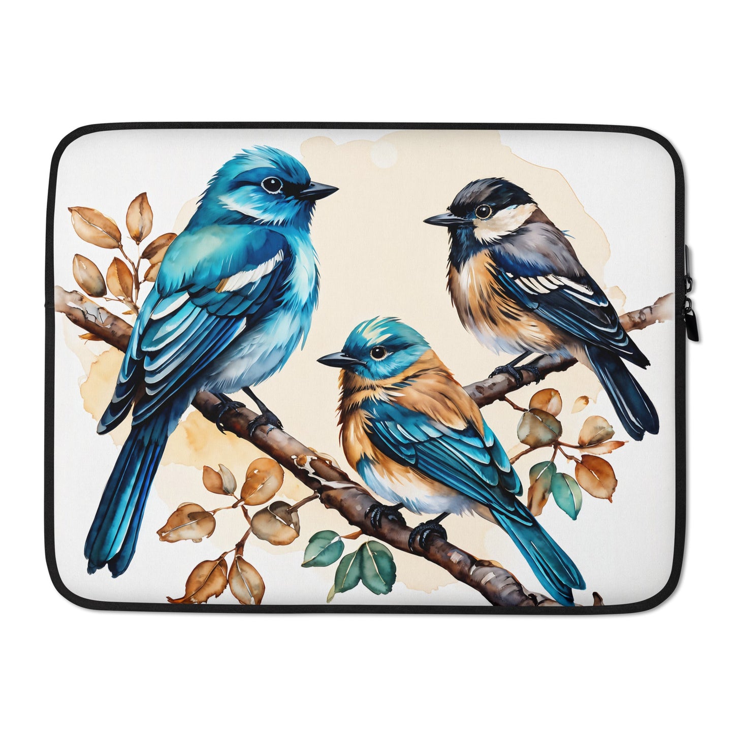 Watercolor Birds II Laptop Sleeve - Laptop Cases - Discovery Co.