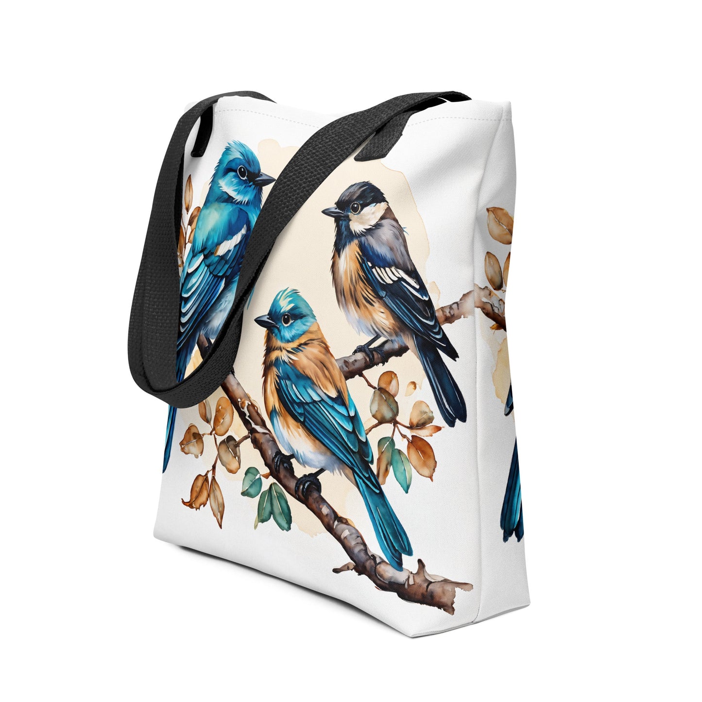 Watercolor Birds II Tote Bag - Tote Bags - Discovery Co.