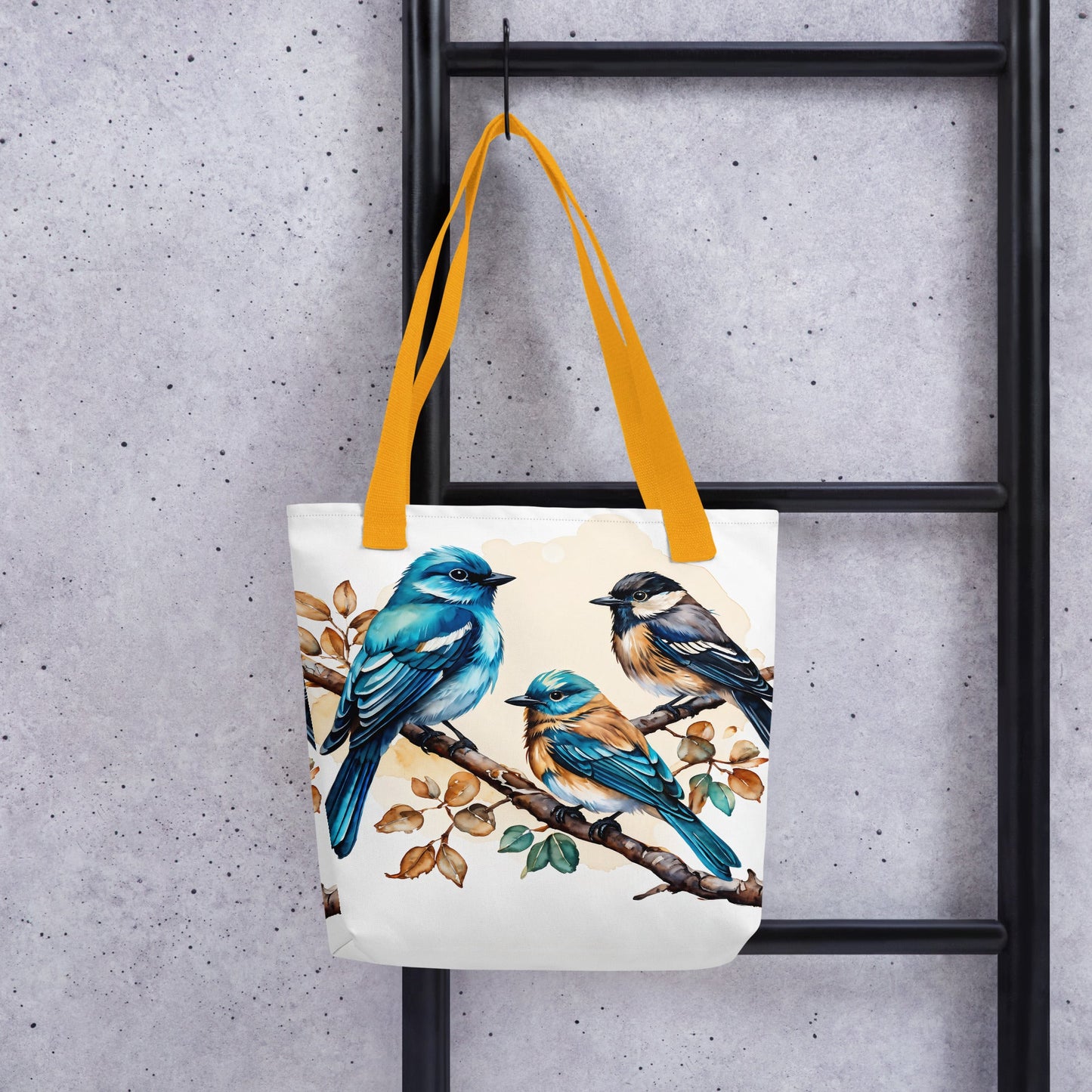 Watercolor Birds II Tote Bag - Tote Bags - Discovery Co.