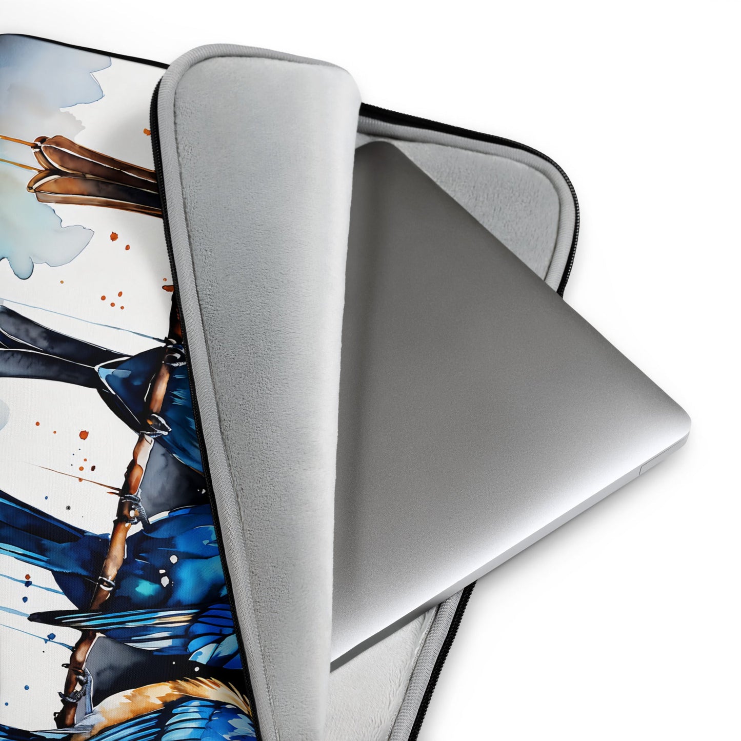 Watercolor Birds On A Branch Laptop Sleeve - Laptop Cases - Discovery Co.