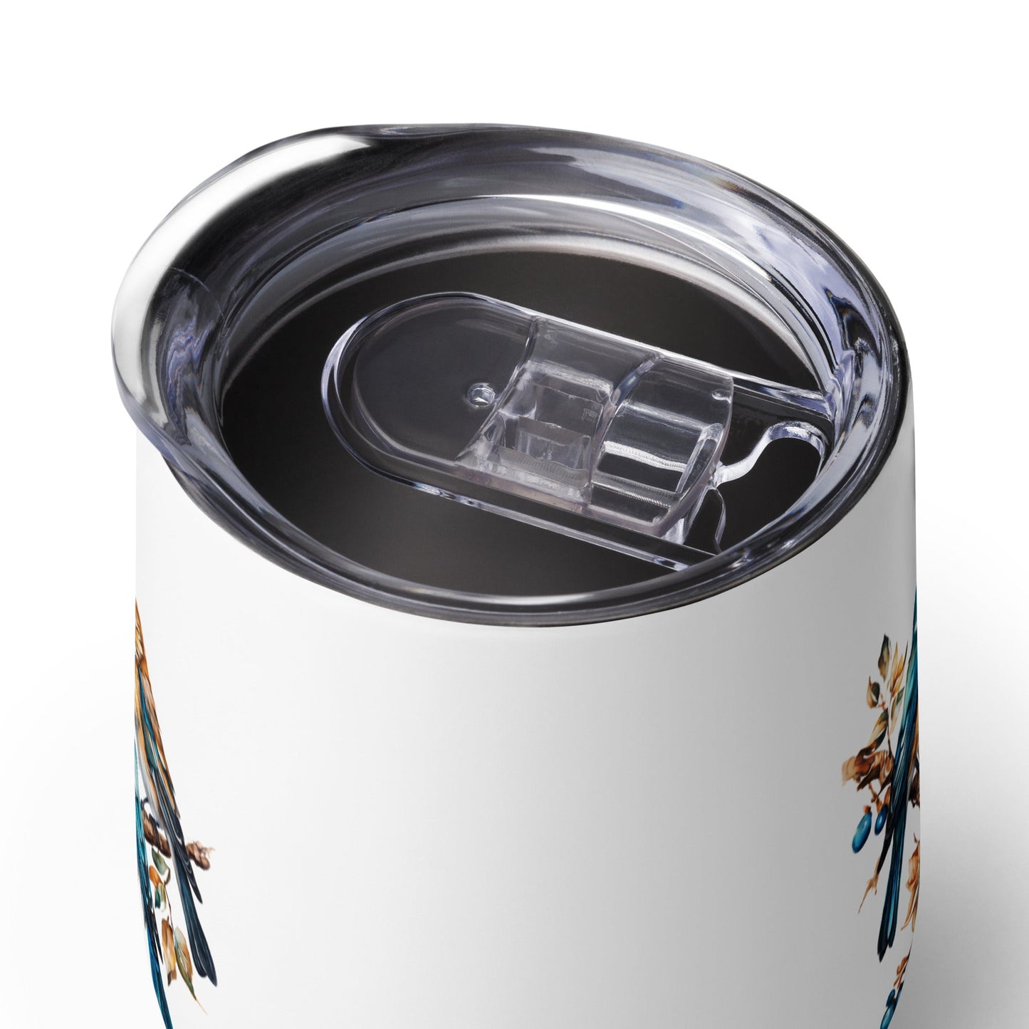 Watercolor Birds Stainless Steel Wine Tumbler - Steel Tumbler - Discovery Co.