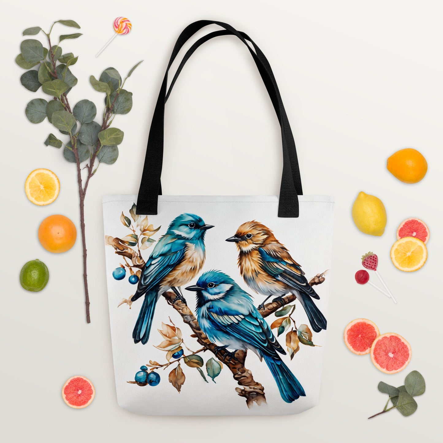 Watercolor Birds Tote Bag - Tote Bags - Discovery Co.