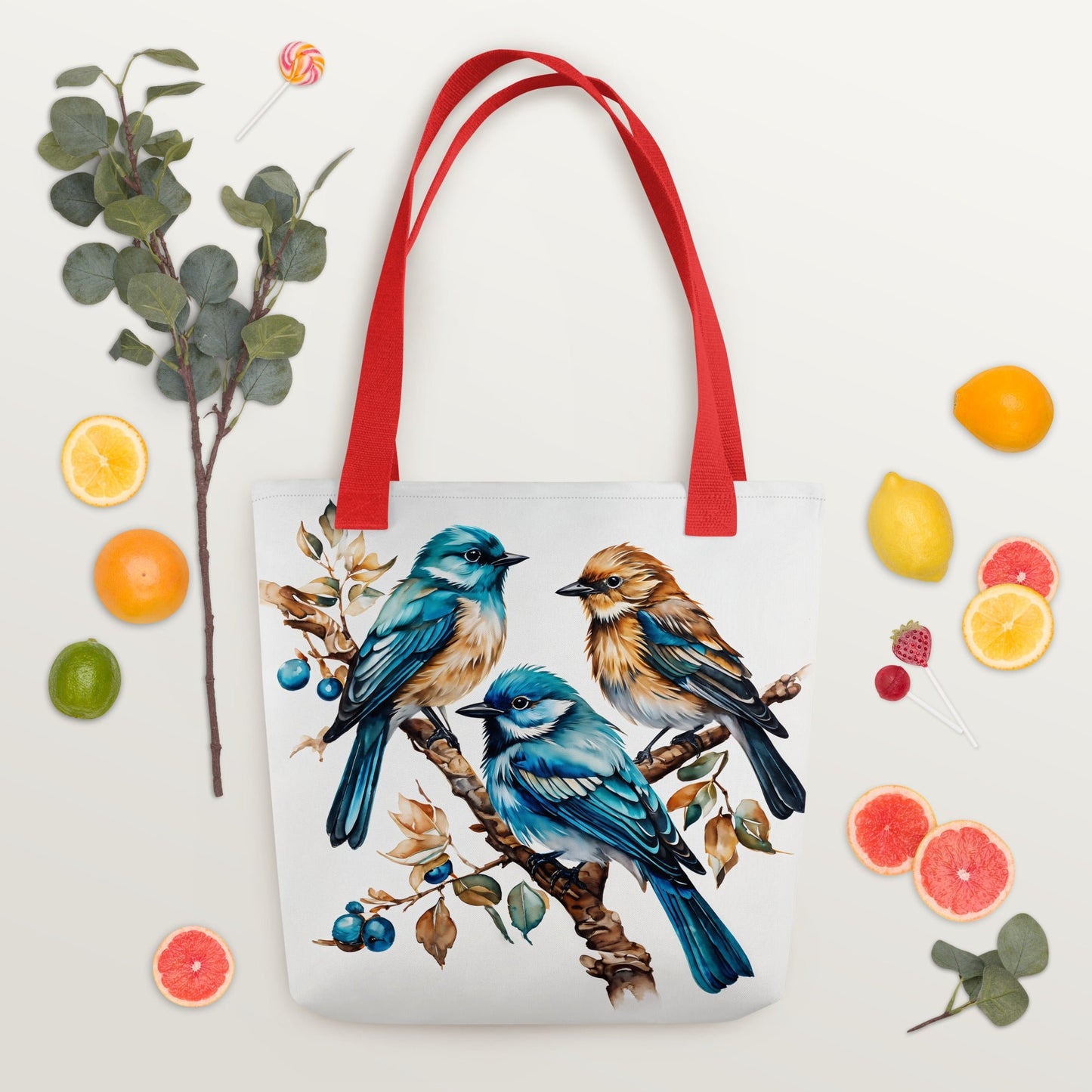 Watercolor Birds Tote Bag - Tote Bags - Discovery Co.
