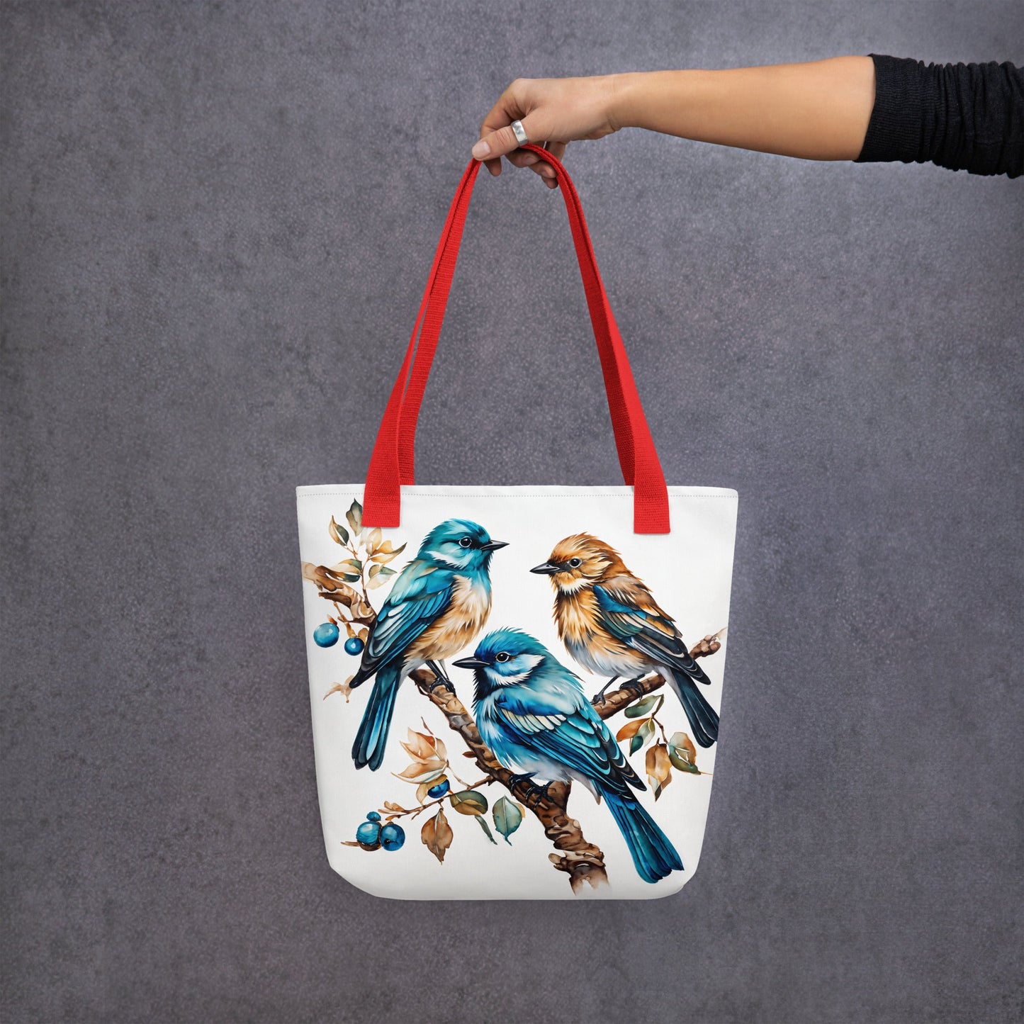 Watercolor Birds Tote Bag - Tote Bags - Discovery Co.
