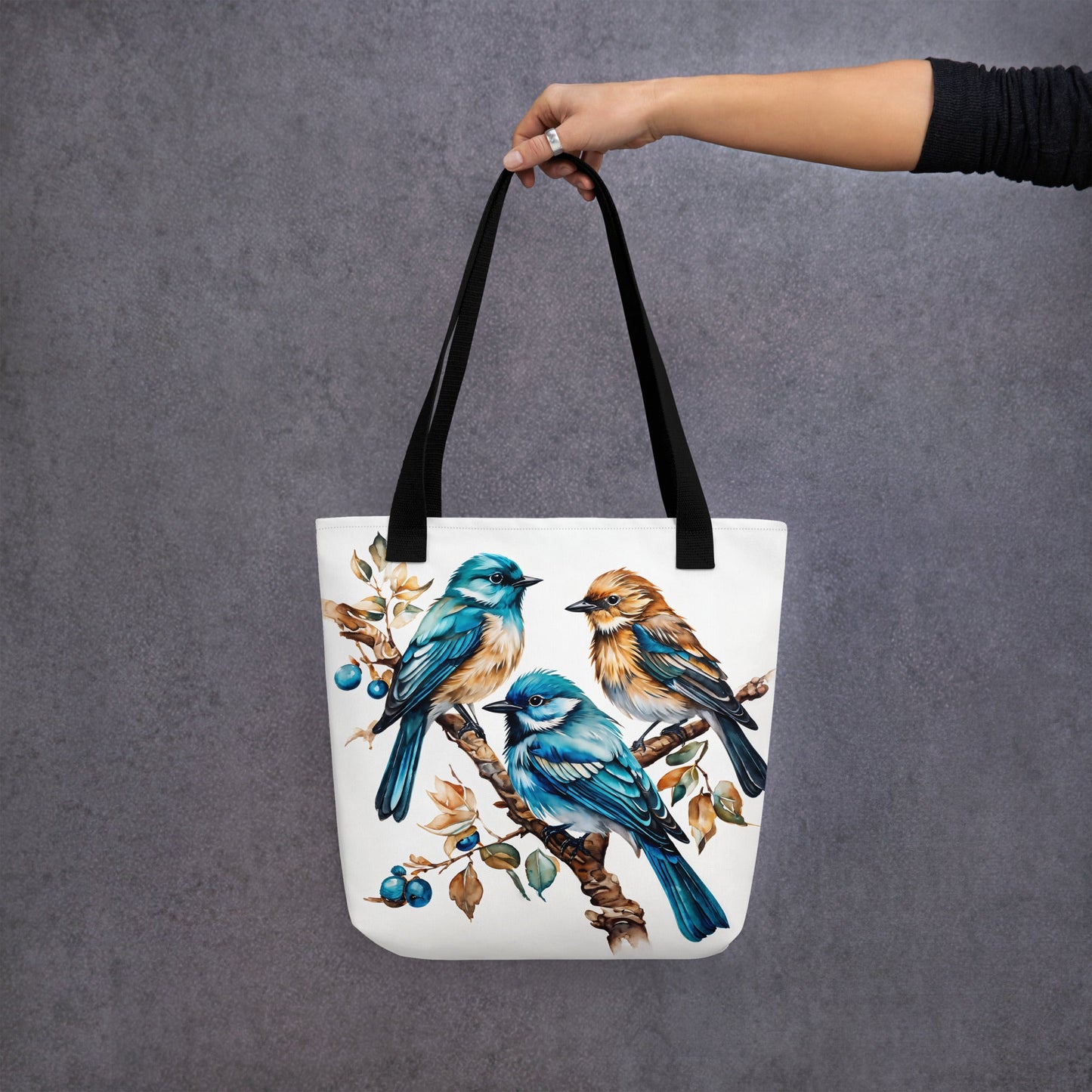 Watercolor Birds Tote Bag - Tote Bags - Discovery Co.