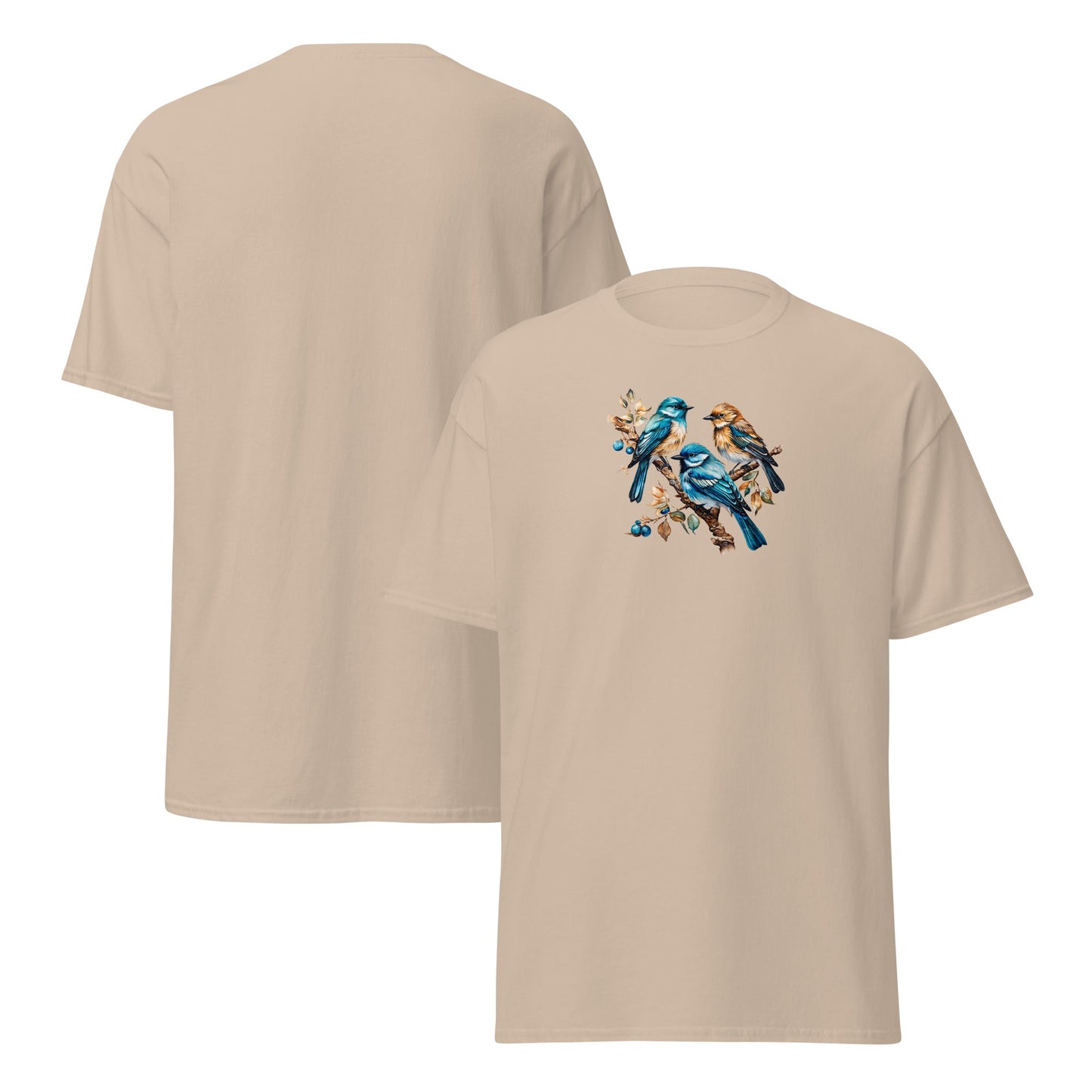 Watercolor Birds Women's (Unisex) Classic Tee - Women's Shirts - Discovery Co.