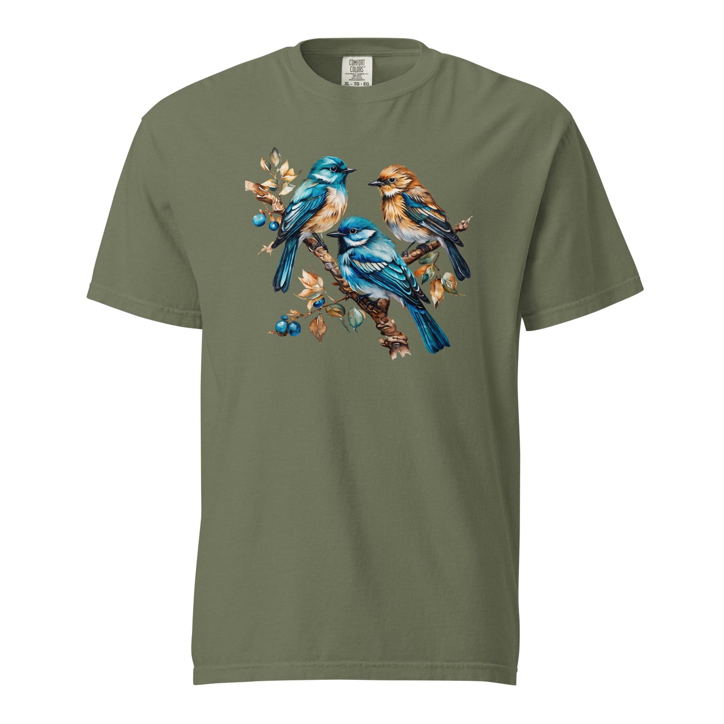 Watercolor Birds Women's (Unisex) Premium Tee - Women's Shirts - Discovery Co.