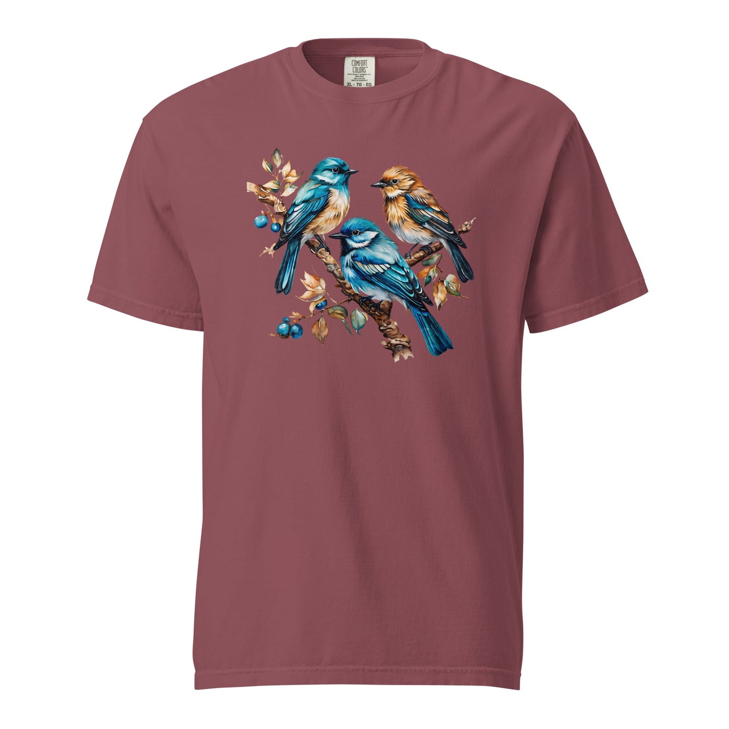Watercolor Birds Women's (Unisex) Premium Tee - Women's Shirts - Discovery Co.