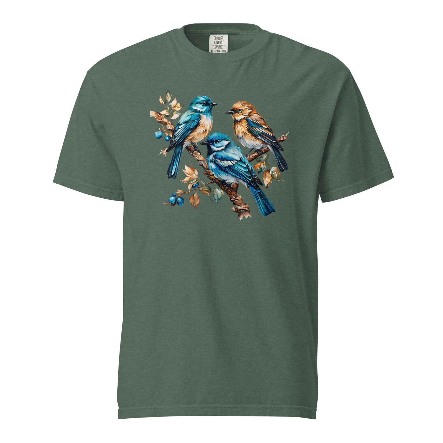 Watercolor Birds Women's (Unisex) Premium Tee - Women's Shirts - Discovery Co.