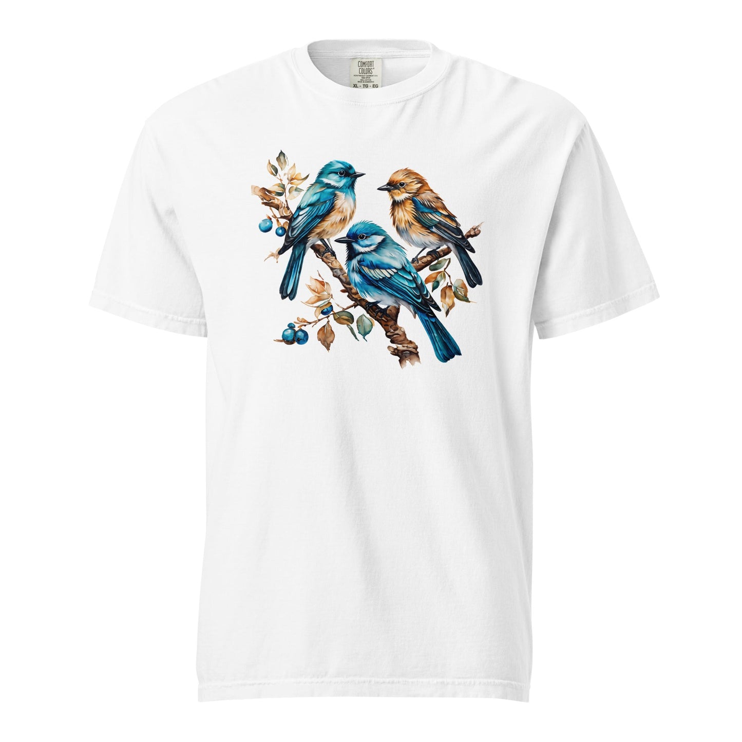 Watercolor Birds Women's (Unisex) Premium Tee - Women's Shirts - Discovery Co.