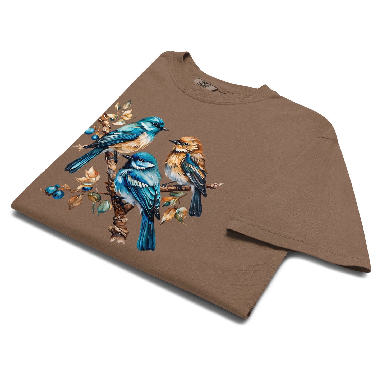 Watercolor Birds Women's (Unisex) Premium Tee - Women's Shirts - Discovery Co.