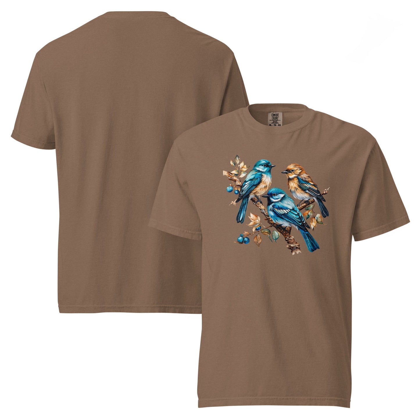 Watercolor Birds Women's (Unisex) Premium Tee - Women's Shirts - Discovery Co.