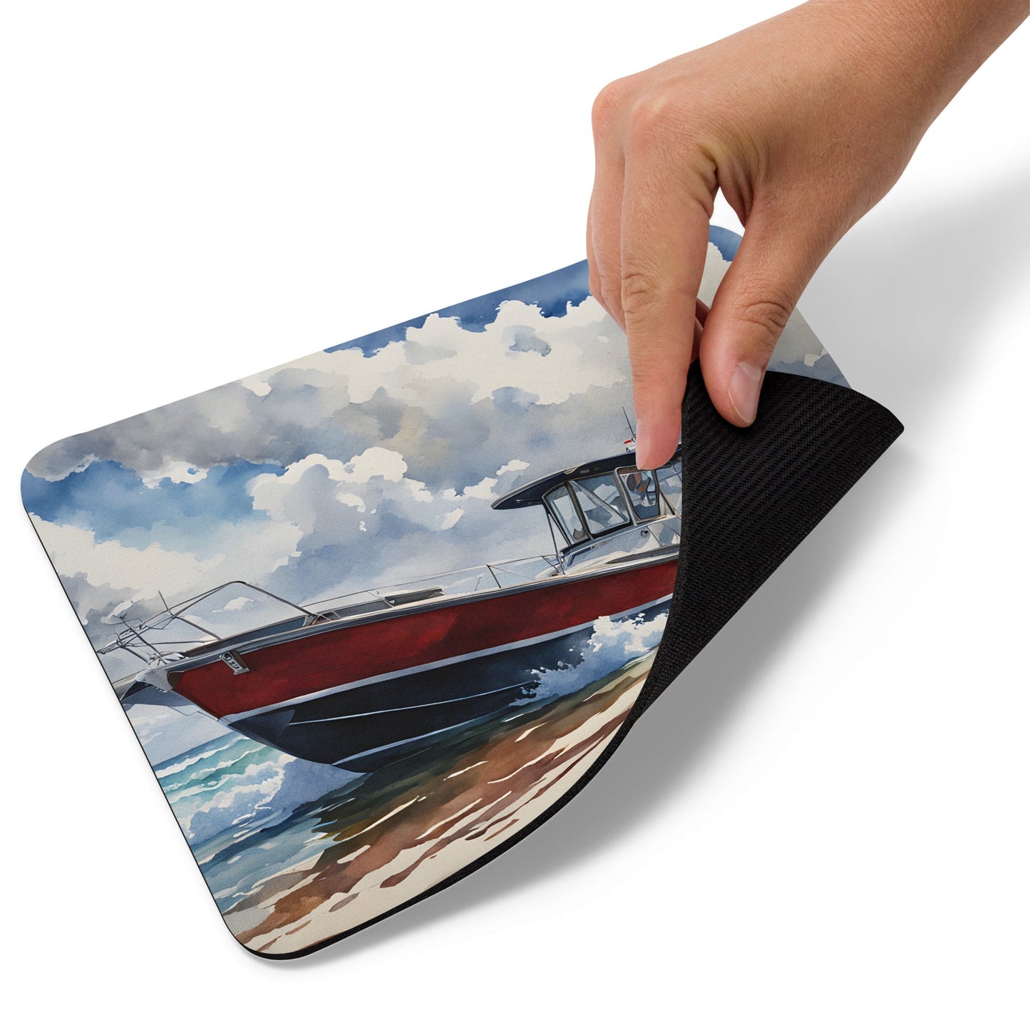 Watercolor Boat Mouse Pad - Mouse Pads - Discovery Co.