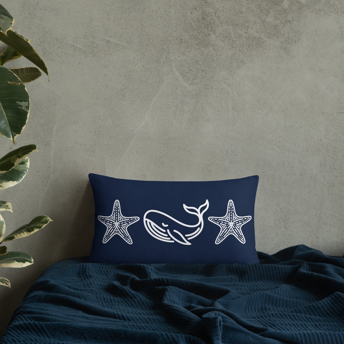 Whale Basic Pillow - Pillows - Discovery Co.