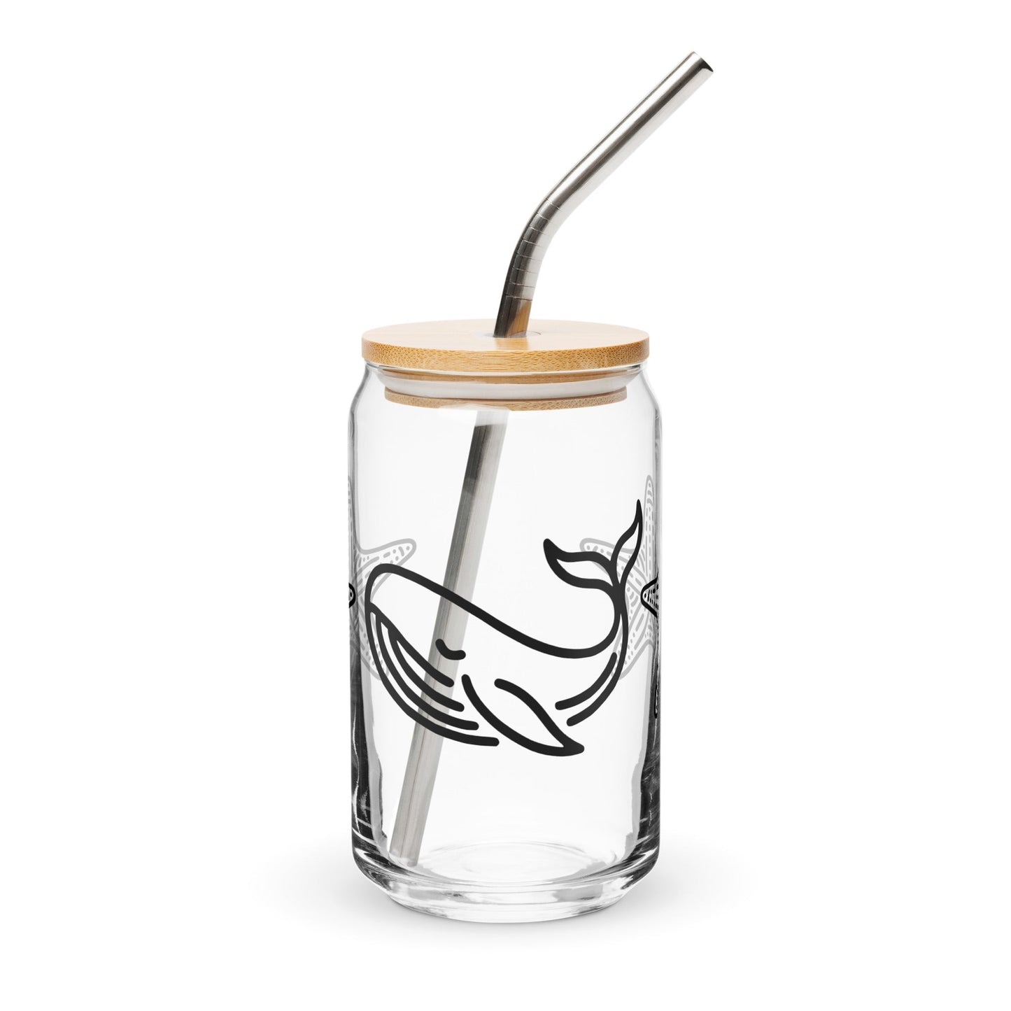Whale II Can - Shaped Glass - Can - Shaped Glass - Discovery Co.
