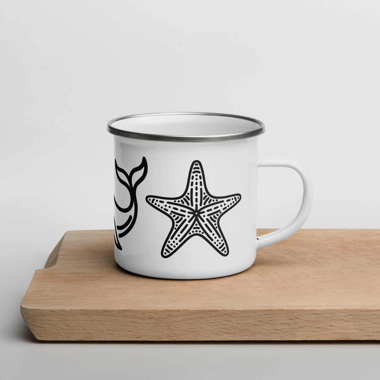Whale II Enamel Mug - Mugs - Discovery Co.