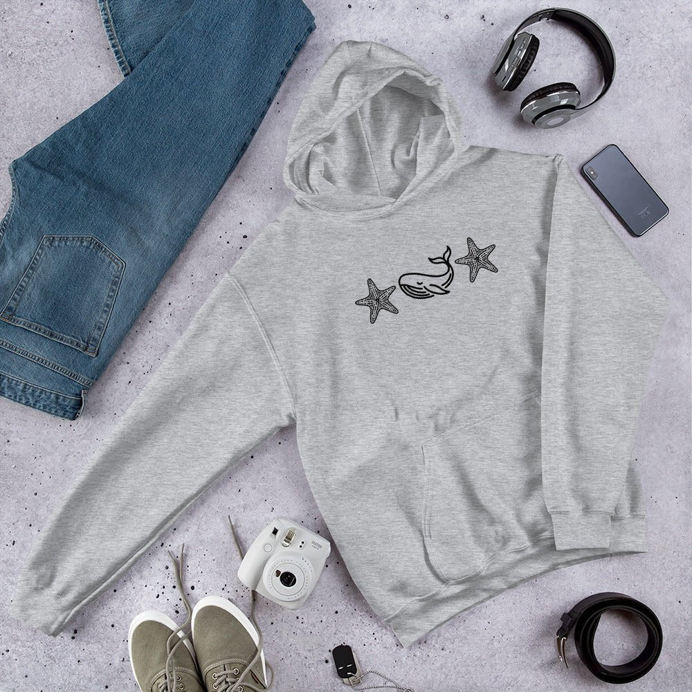 Whale II Men's (Unisex) Hoodie - Hoodies - Discovery Co.